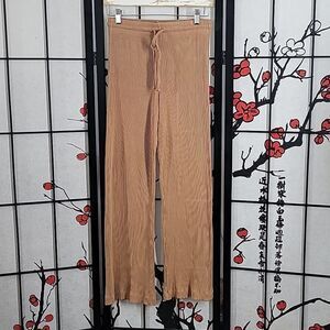Leset Ali Ribbed jersey wide-leg pants